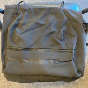 BCBGMAXAZRIA Women's Square Neck Evening Midi Dress, US Size 0, Black